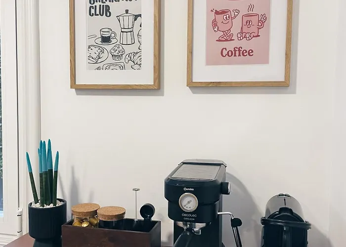 Con Terraza En El Centro De Apartmán